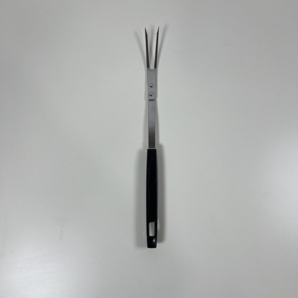 Androck - Vintage Stainless Steel USA  Serving Utensil Meat Fork‎ 12" Black